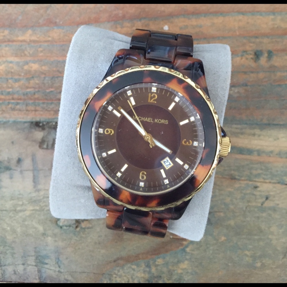 Michael Kors Watch - Tortoise Shell with Gold