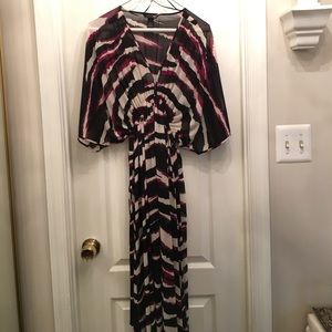 H&M tiger striped maxi dress - size 8
