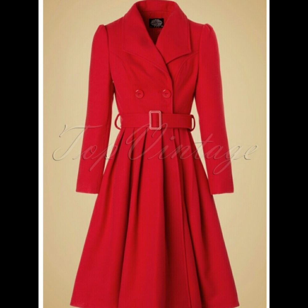 Red swing coat