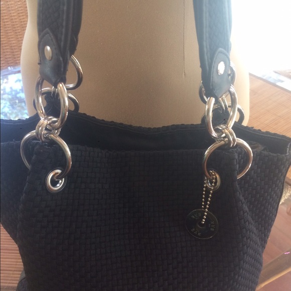 The Sak Handbags - "The Sak" Black w/Silver Hardware Satchel Handbag