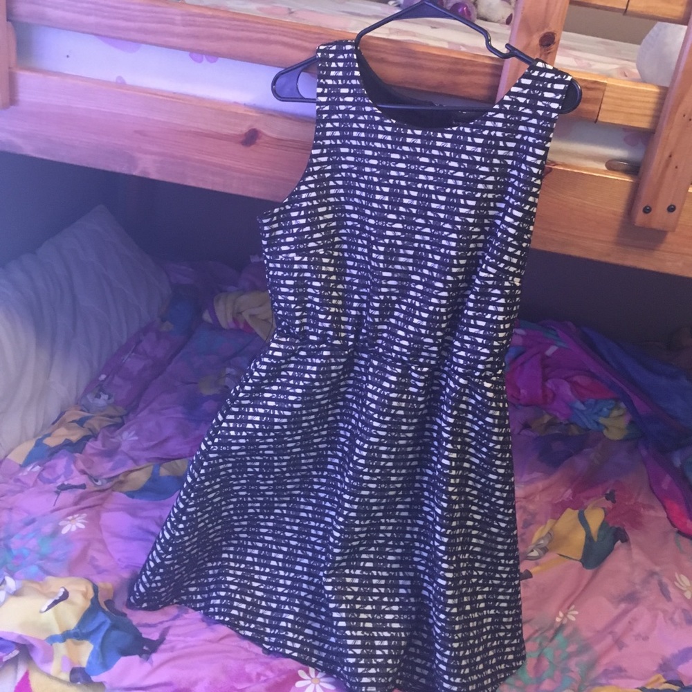 A super cute black and white dress go it from kohl