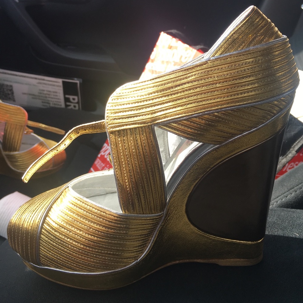 YSL wedge heels, size 36.5, perfect condition