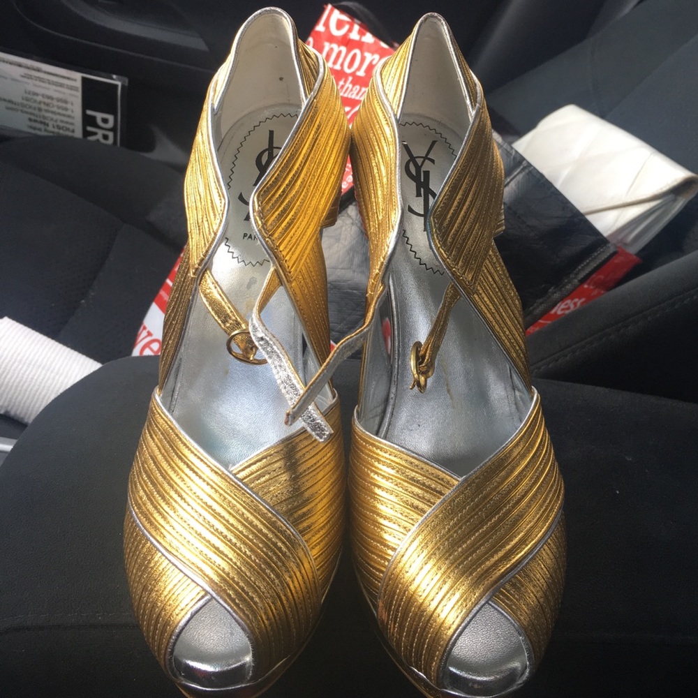 YSL wedge heels, size 36.5, perfect condition - Picture 2 of 3