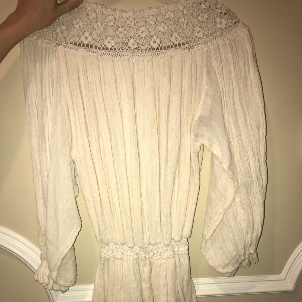 Jen's Pirate Booty Seastar off shoulder mini dress