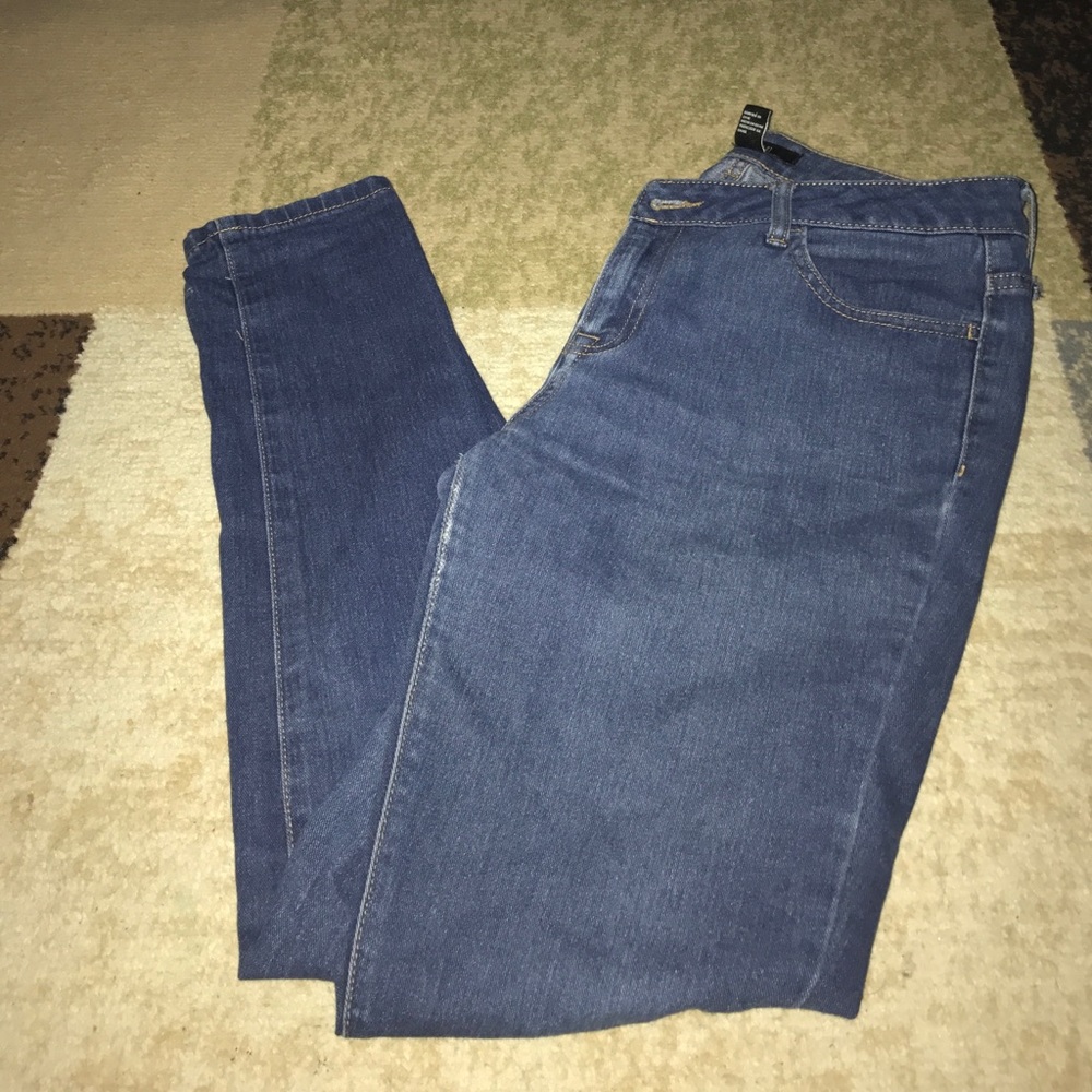 Forever 21 super high waisted skinny jeans