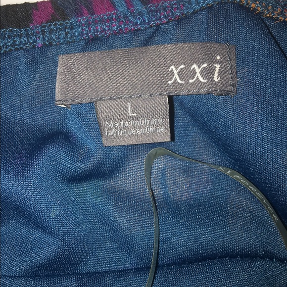 Bright Floral Strapless Dress-L - Picture 5 of 5