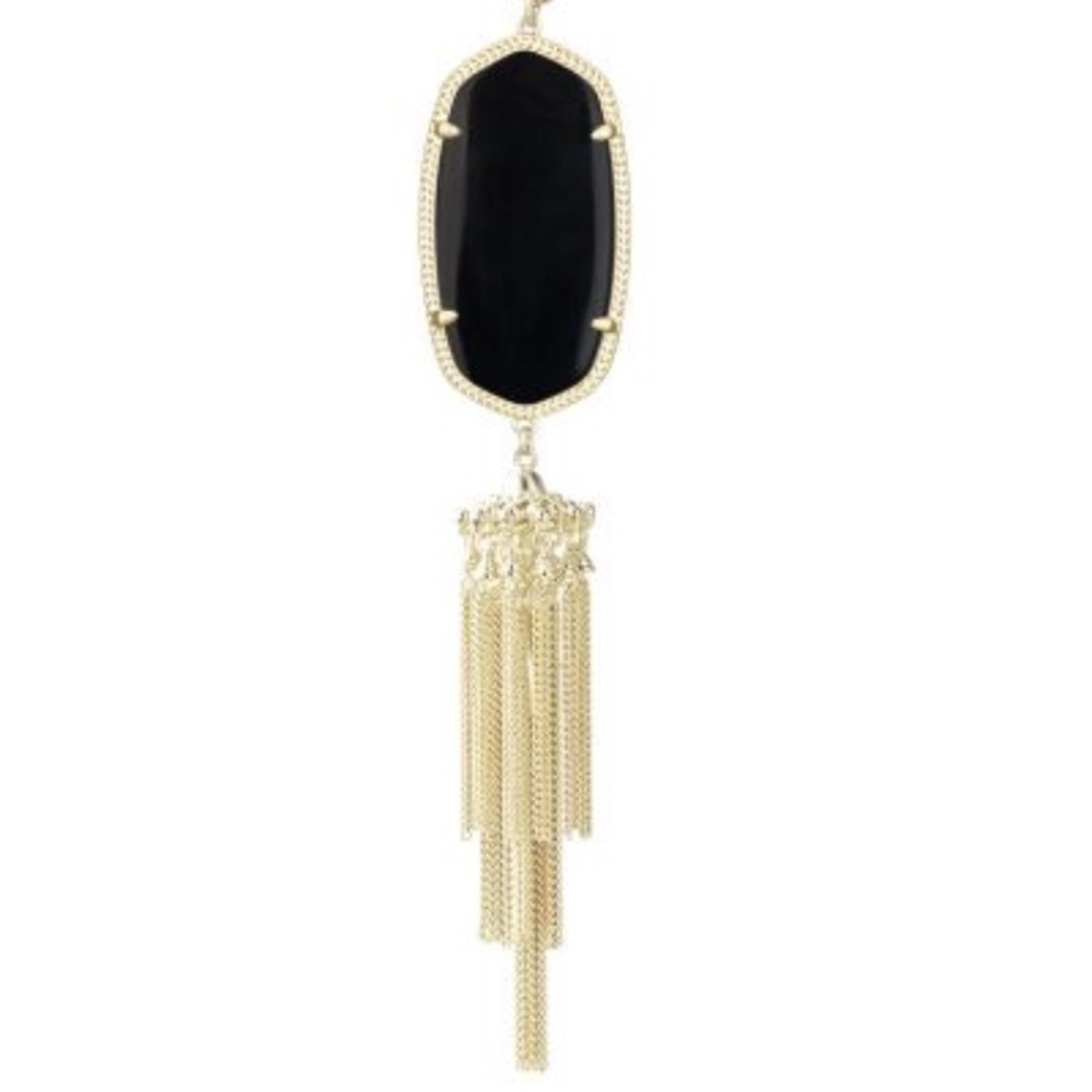 Kendra Scott Rayne Stone Tassle Necklace