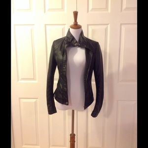 Vegan leather jacket