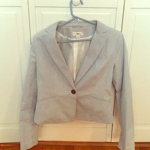 Light blue pin-stripe blazer