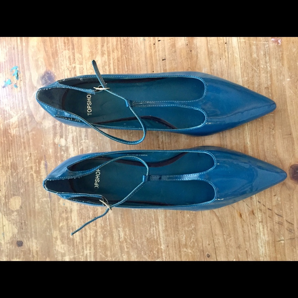 Topshop Mini Heel Flats