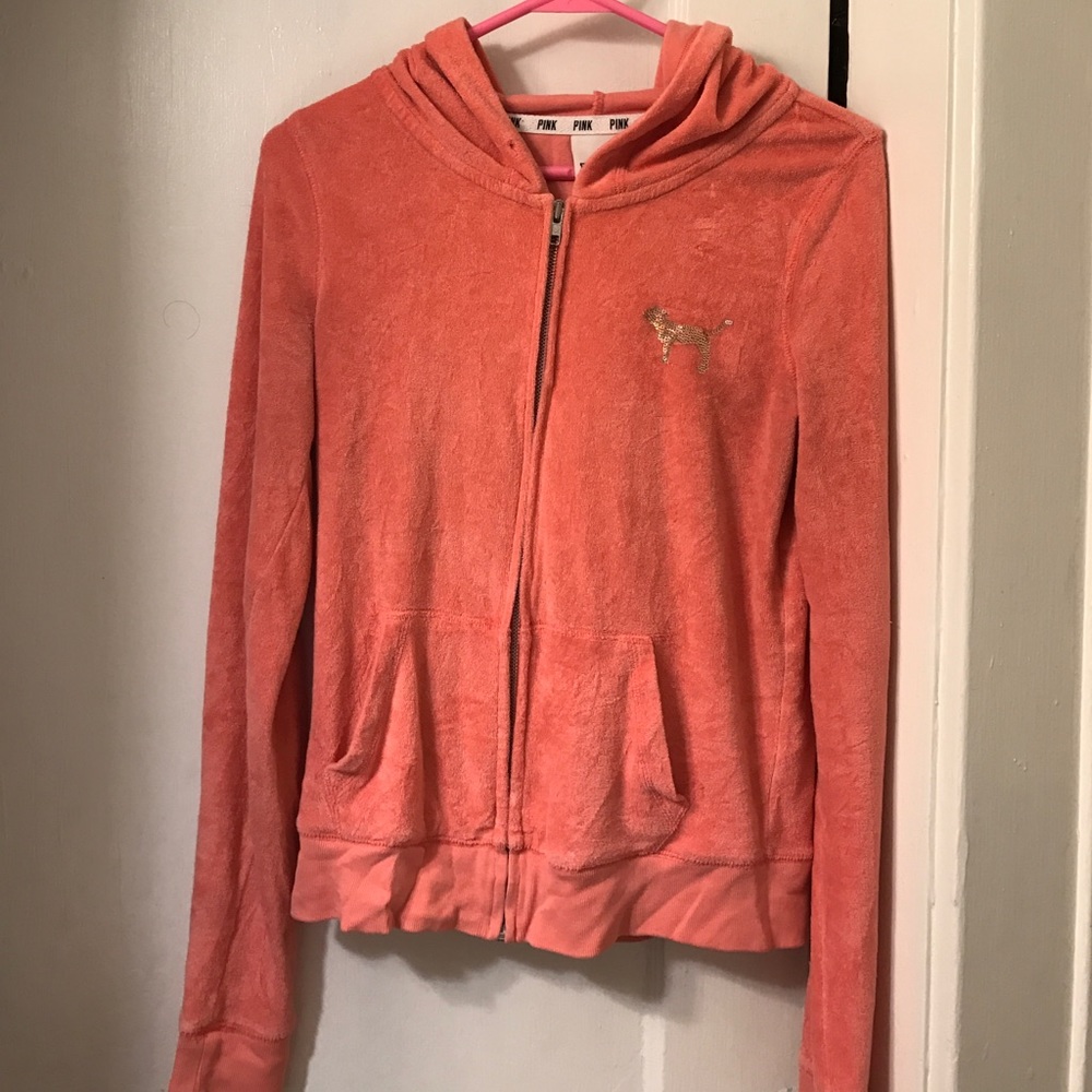 Victoria's Secret Pink zip up hoodie