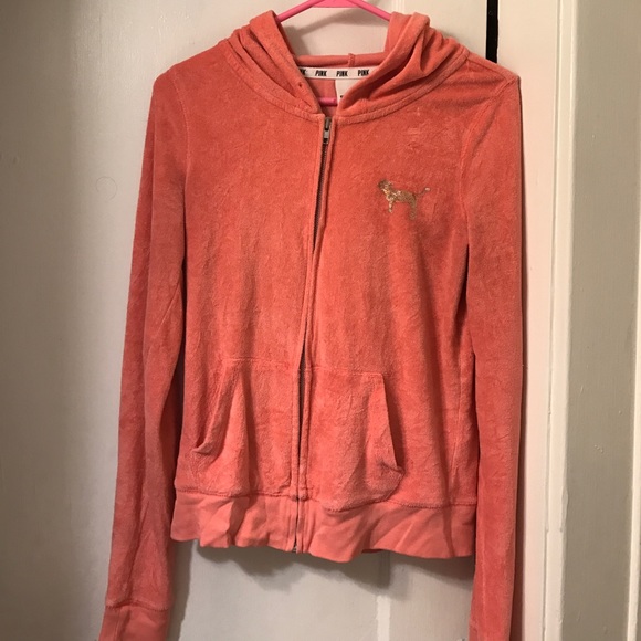 Victoria's Secret Pink zip up hoodie - Picture 1 of 4