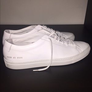 White Common Projects Sneakers