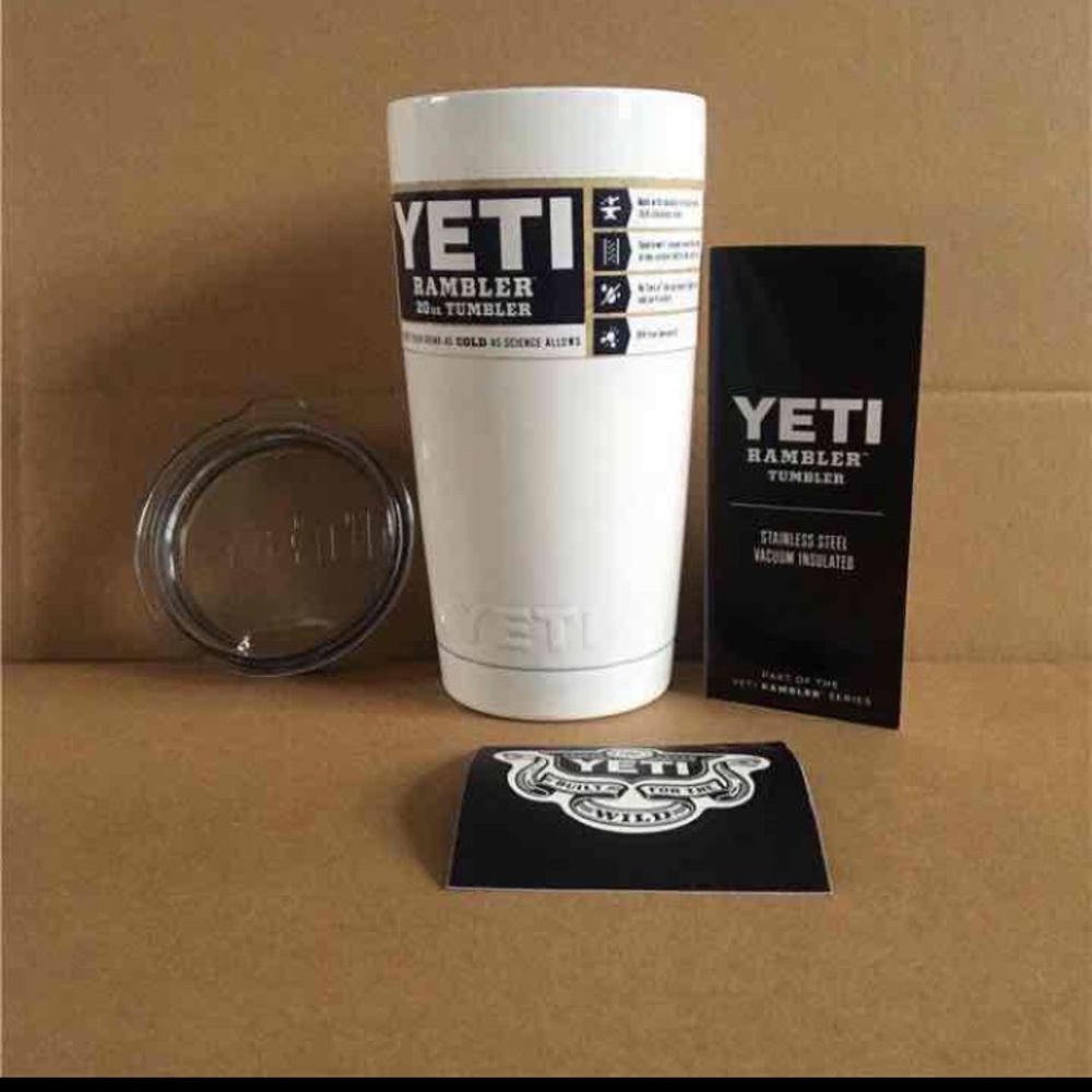 White Yeti 20 oz