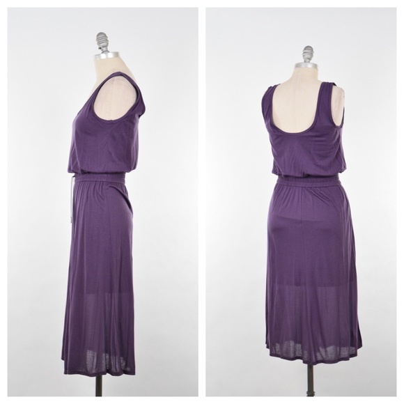 ❌SOLD❌NWT Helmut Lang jersey drawstring maxi dress - Picture 3 of 4