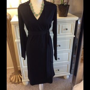 Express black wrap dress