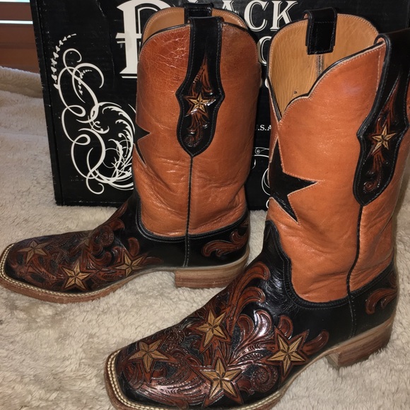 blackjack hand tooled boots