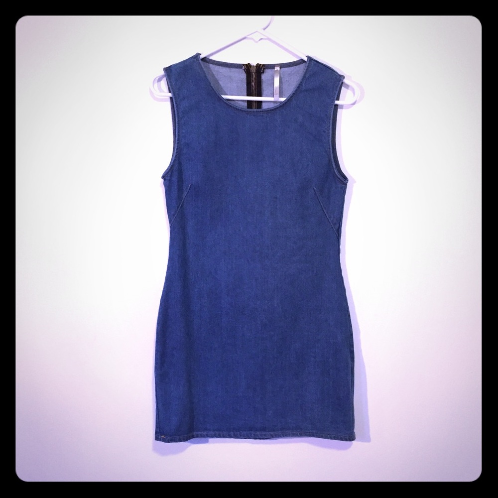 Brandy Melville Stretch Denim Mini Dress