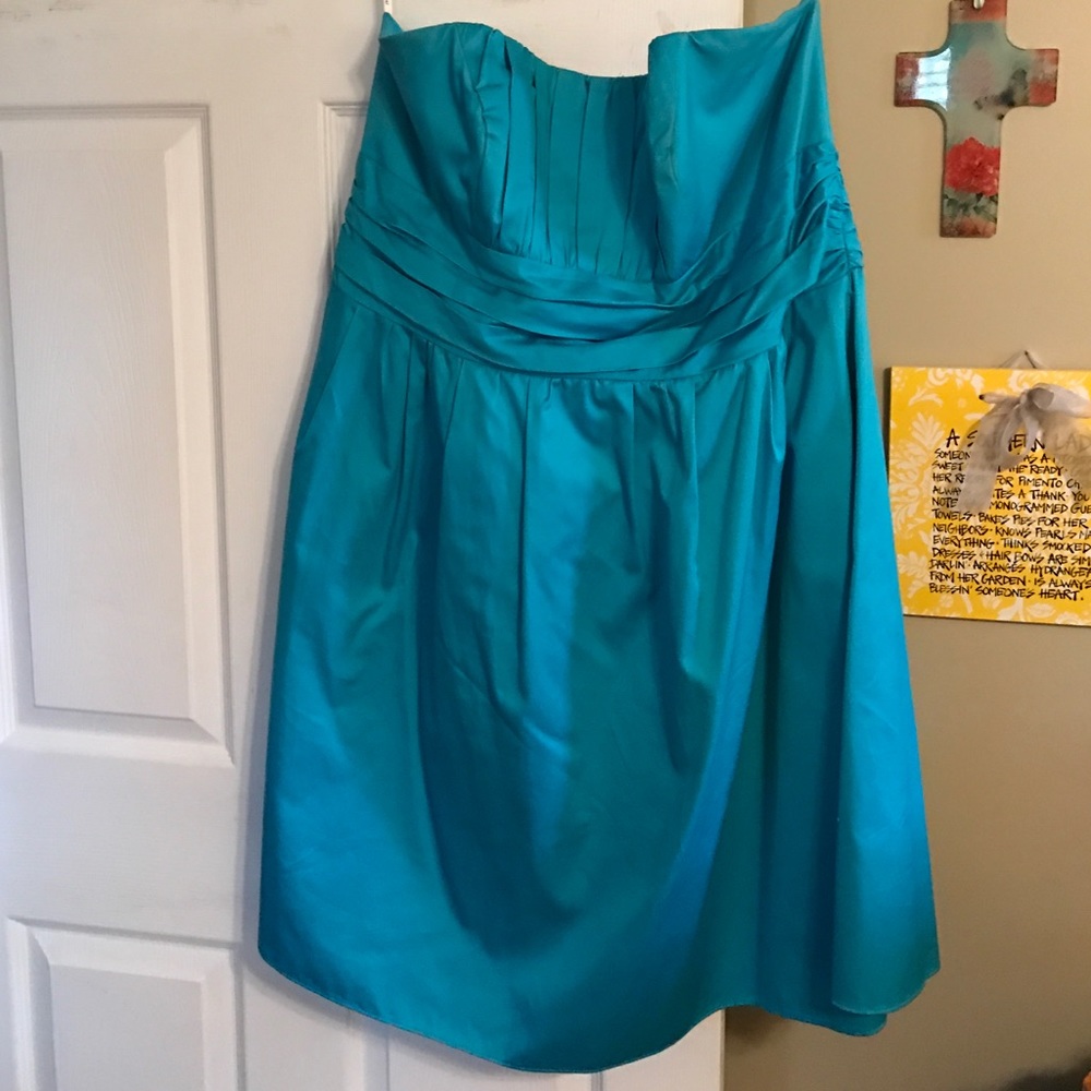 Cotton davids bridal dress with pockets