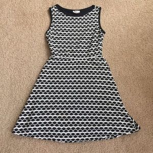 M.S.S.P. Crew Neck Sleeveless Fit-And-Flare Dress