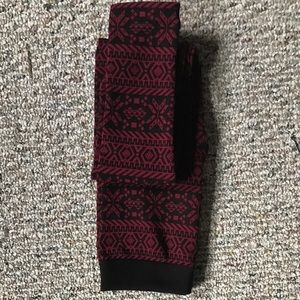 Thermal winter print leggings