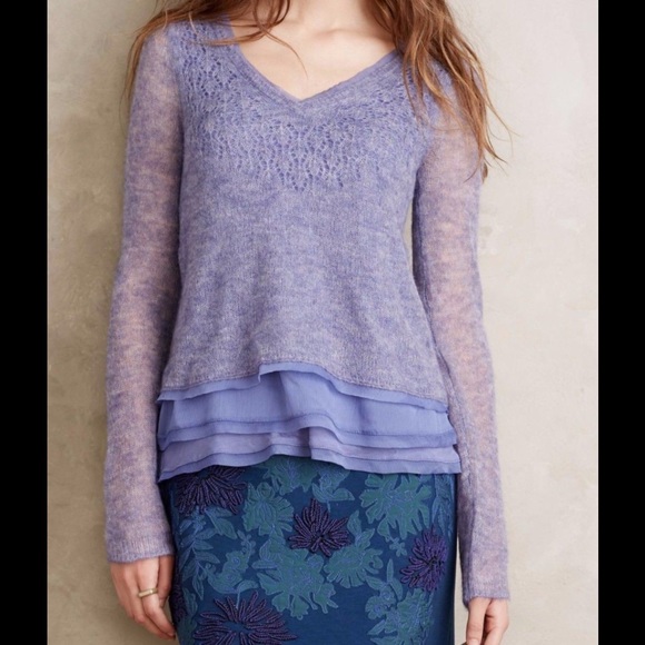 Anthropologie Sweaters - Anthropologie sweater knitted and knotted size S