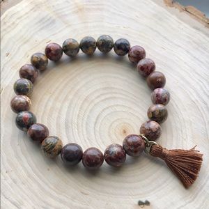 Leopard jasper healing bracelet
