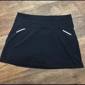 Athletes Black Tennis Skort