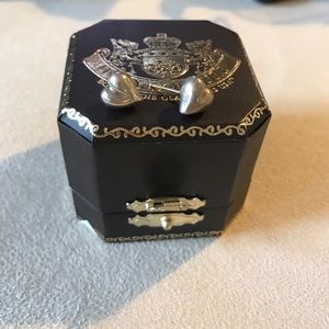 Silver heart earrings