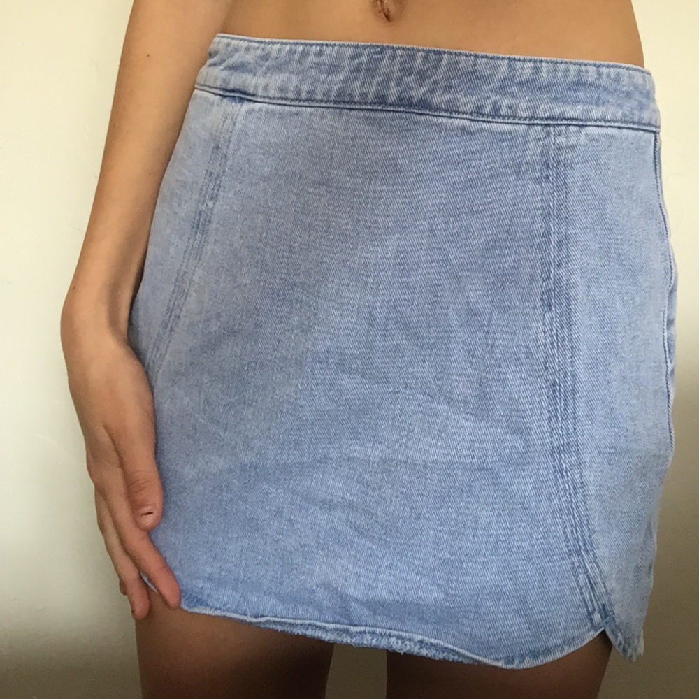 Kendall & Kylie denim pencil skirt