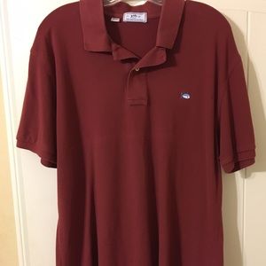 Southern Tide Skipjack Maroon Large Polo