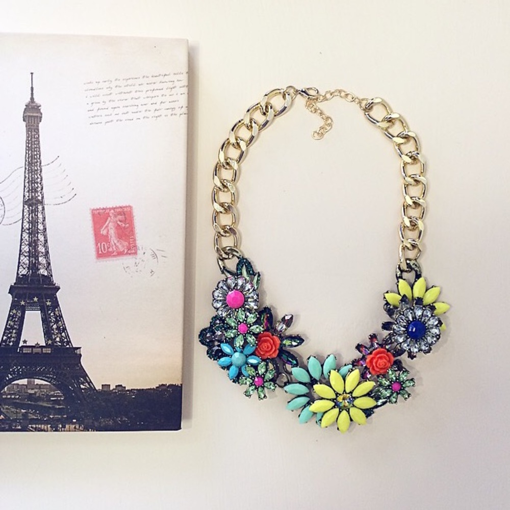 Neon Statement Necklace! - Picture 3 of 4