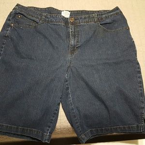 JMS Just My Size blue jean shorts 22w