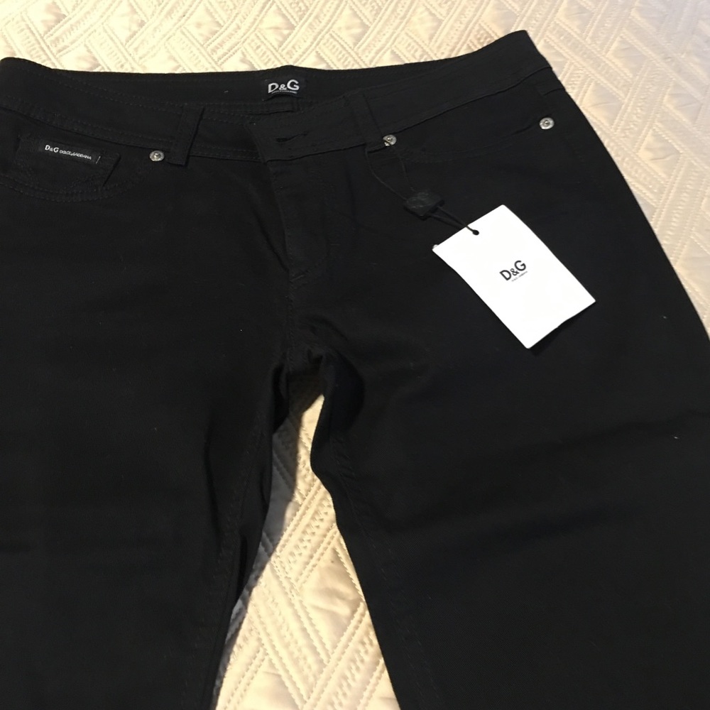 D & G black pants