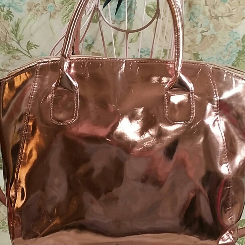 SUPER SHINY PINK TOTE