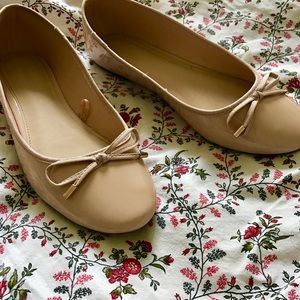 Blush toned flats