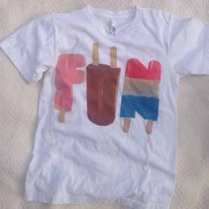 American Apparel popsicle fun Tahiti