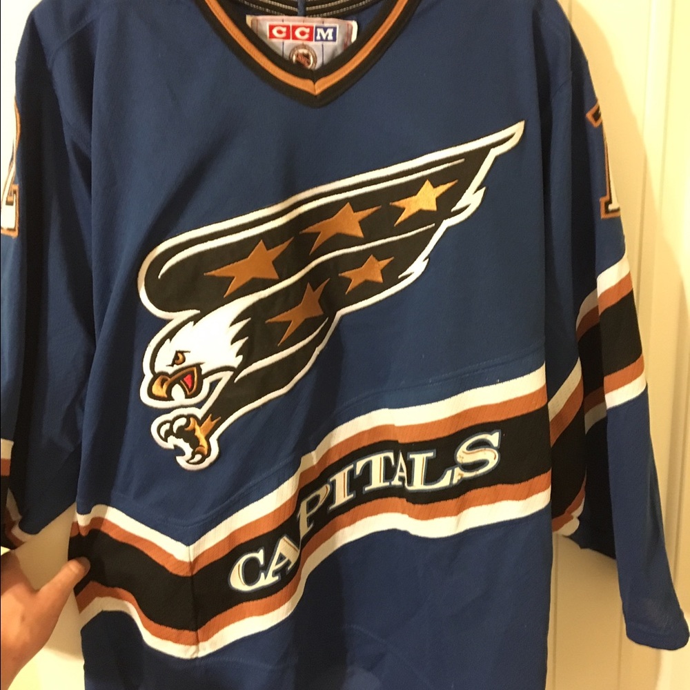 Authentic & Vintage Peter Bondra Capitals Jersey