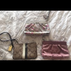 Coach Wristlets (3)  Sold