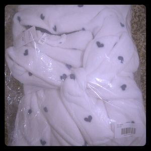 Plush knee length robe, brand new in package