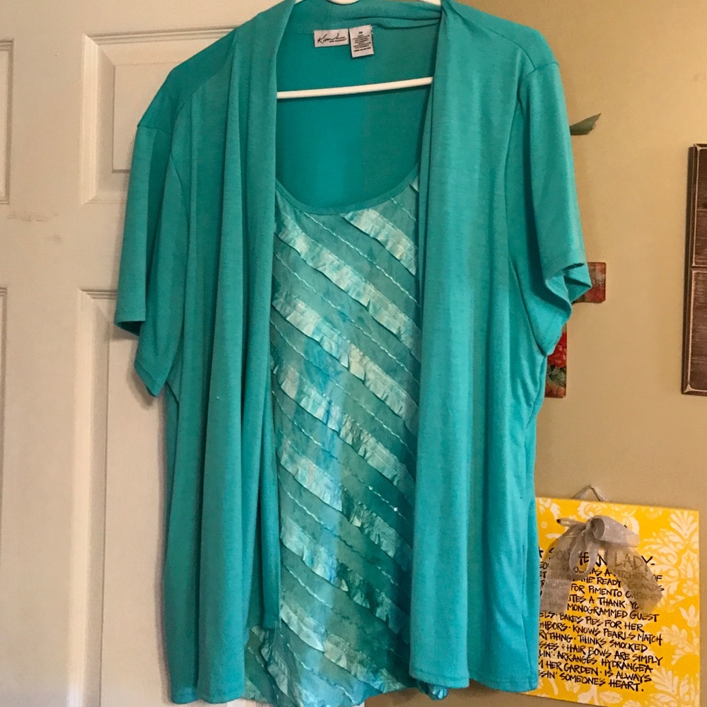 Nwot shirt and cover joined combo