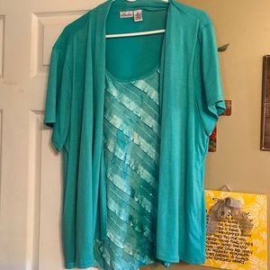 Nwot shirt and cover joined combo