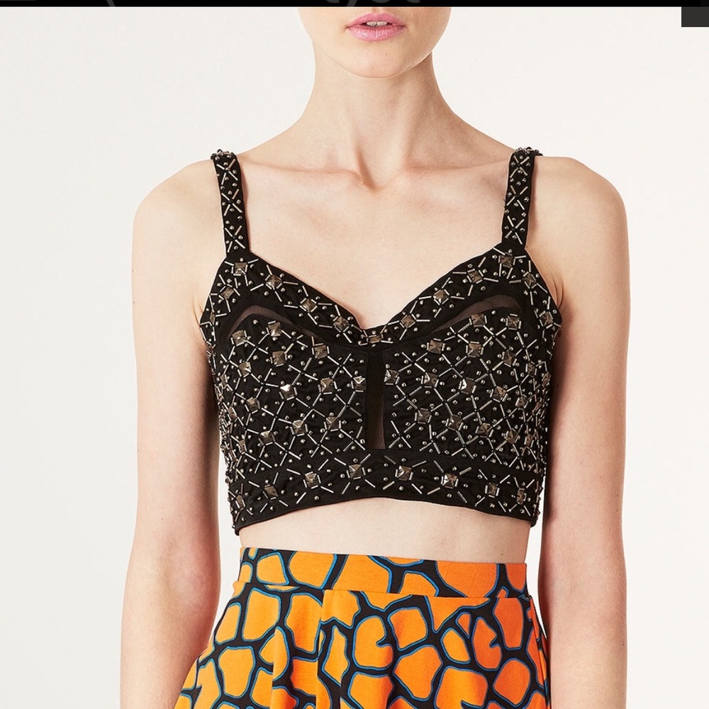 Topshop embellished bralet RARE