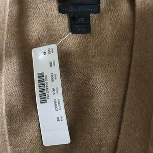 J Crew 100% Cashmere Boyfriend Cardigan Size XS