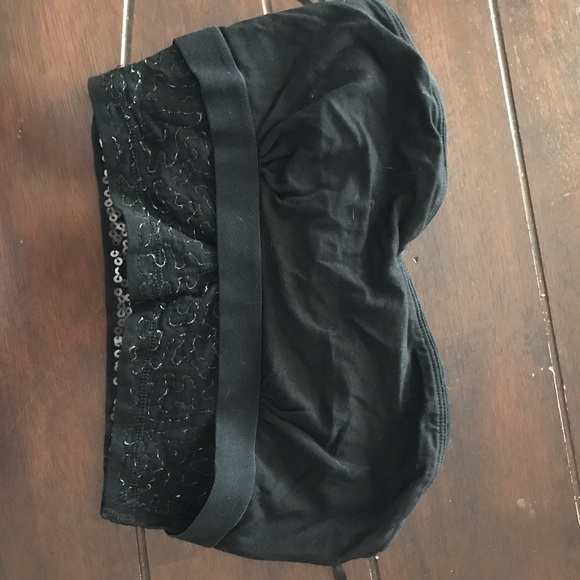 Price drop! Express Sexy Stretch Sequin Bandeau - Picture 4 of 4
