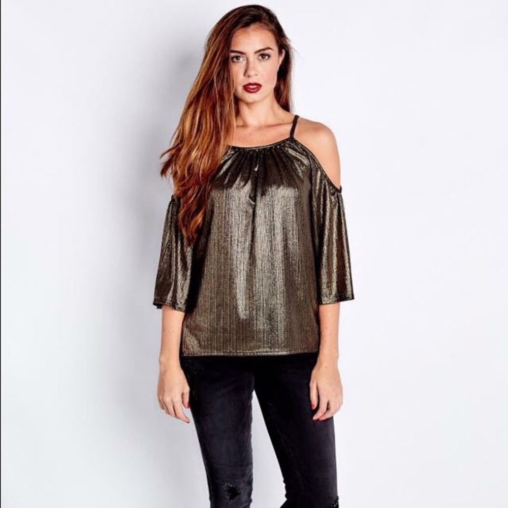 Shimmer top