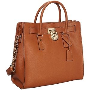 Michael Kors Large Hamilton Saffiano Leather Tote