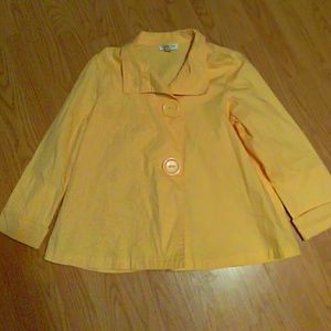 Coldwater Creek Yellow Jacket Size PS
