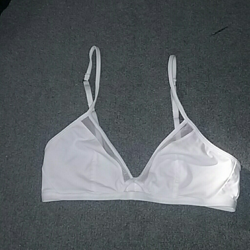 White bralette
