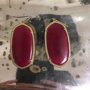 Kendra Scott Danielle Red earrings